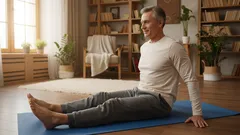 奇妙だが天才的：お尻で歩くという一風変わった方法が、背中の疲れを和らげる